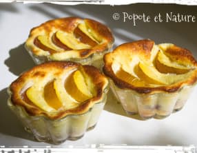 Gratin de nectarines vanillé à la ricotta