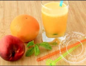 Soft punch à la pêche