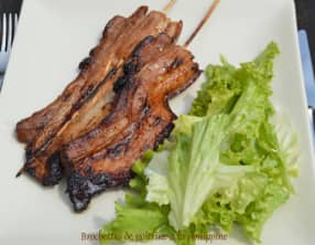 Brochettes de poitrine à la philippine