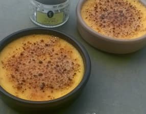 Crème brûlée à la gelée de Muscat