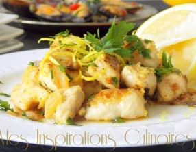 Poulet au citron et a l'ail