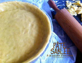 Pâte sablée à la poudre d'amande