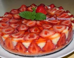 Un fraisier pour le dessert