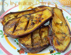 Aubergines grillées