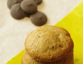 Cookies aux palets de chocolat à la farine de Gaude