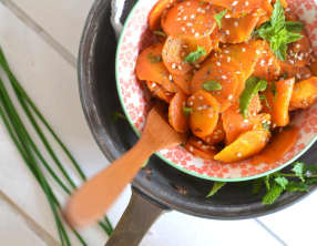 Salade de carottes à la marocaine