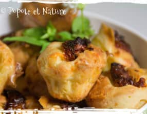 Minibouchées apéro moelleuses au basilic et aux tomates séchées