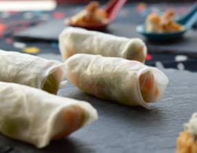 Rouleaux de Printemps au Brie de Melun