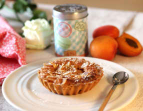 Tarte macaronnée à l’abricot