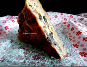 Quiche aux champignons, croûte de quinoa