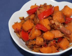 Poêlée de patates douces