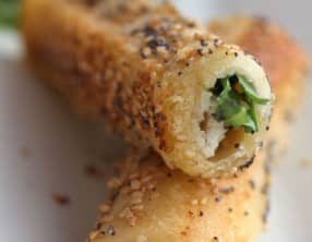 Roulés au chèvre frais