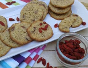 Cookies aux flocons d’avoine et aux baies de goji