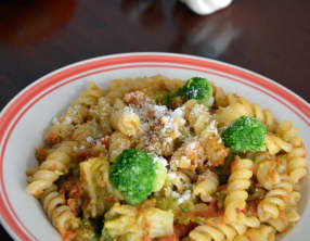 Fusilli aux Brocolis "in Rosso"