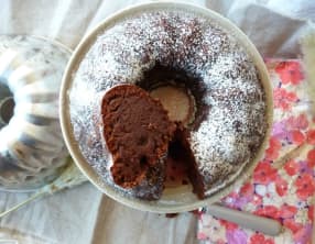 Fondant marron chocolat