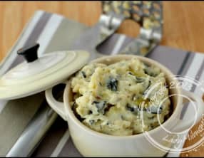 Purée aux champignons et sauge