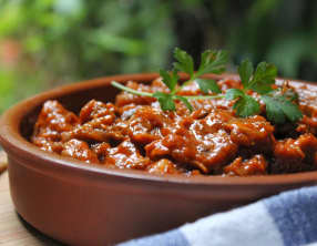 Ragoût de porc aux champignons