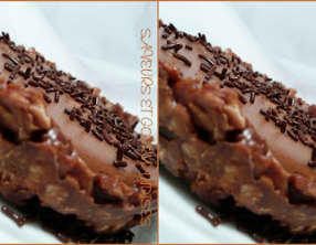 Tartelettes au chocolat et chips