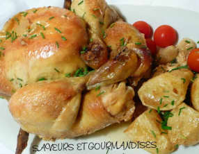 Poulet rôti au lait