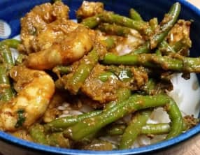 Crevettes sautées façon Extrême-Orient