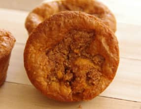 Muffins aux pommes et à la fève tonka