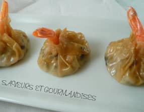 Wontons aux crevettes