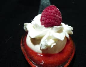 Cuillères framboisines.