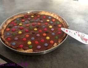 Tarte chocolat praliné et smarties