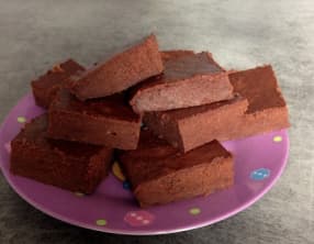 Brownie allégé à la compote de pommes