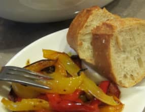 Poivrons grillés, antipasti