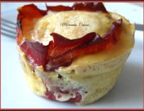 Frittata aux cébettes et coppa