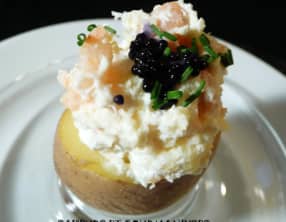 Bouchées aux œufs de lompe.