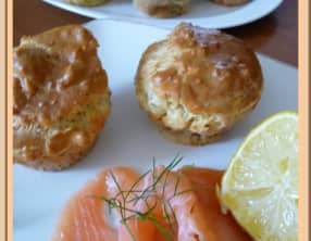 Muffins au saumon fumé