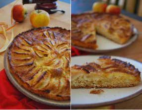 Gâteau aux pommes 5 4 3 2 1