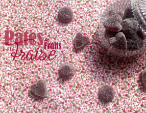 Pâtes de fruits à la fraise