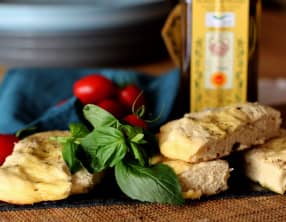 La foccacia à l’huile d’olive de Gontran Cherrier