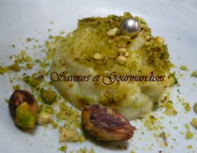 Crème libanaise aux pistaches