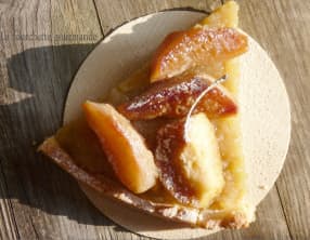Tarte pommes et compote à la crème de marrons