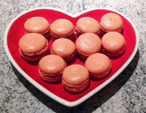 Macarons chocolat et clémentine