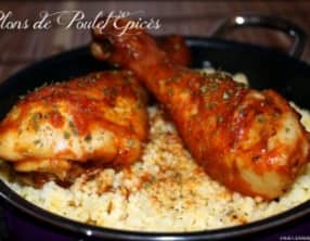 Pilons de poulet épicés