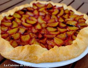 Tarte rustique aux prunes