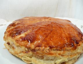 Galette des Rois, frangipane et confiture de lait