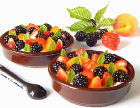 Mousse de mascarpone aux fruits d'été
