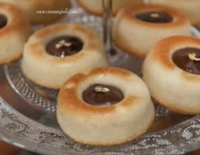 Financiers ganache au Daims