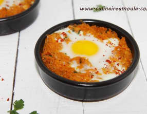 Oeuf cocotte aux patates douces