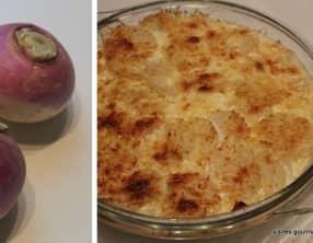 Gratin de petits navets