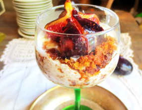Dessert aux figues, façon tiramisu