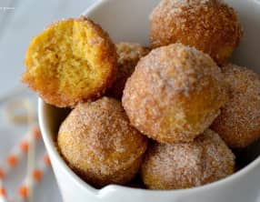 Donut holes au potimarron et aux épices