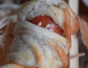 Saucisses momies d'Halloween