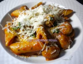 One pan pasta aux petites boulettes